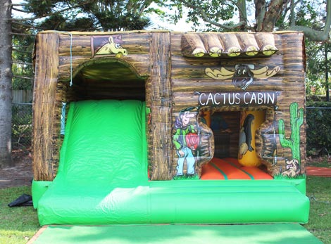 Cactus Cabin Jumping Castle for hire Brisbane