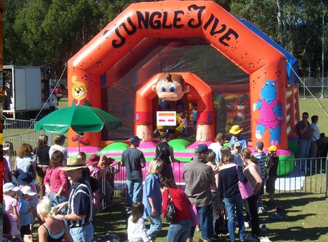 Jungle Jive Jumping Castle for hire Brisbane