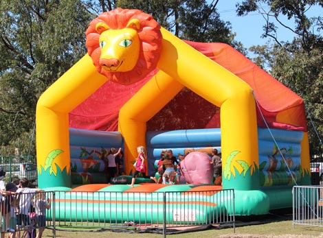 Lion Safari Jumping Castle for hire Brisbane